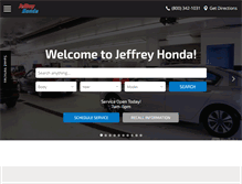 Tablet Screenshot of jeffreyhonda.com